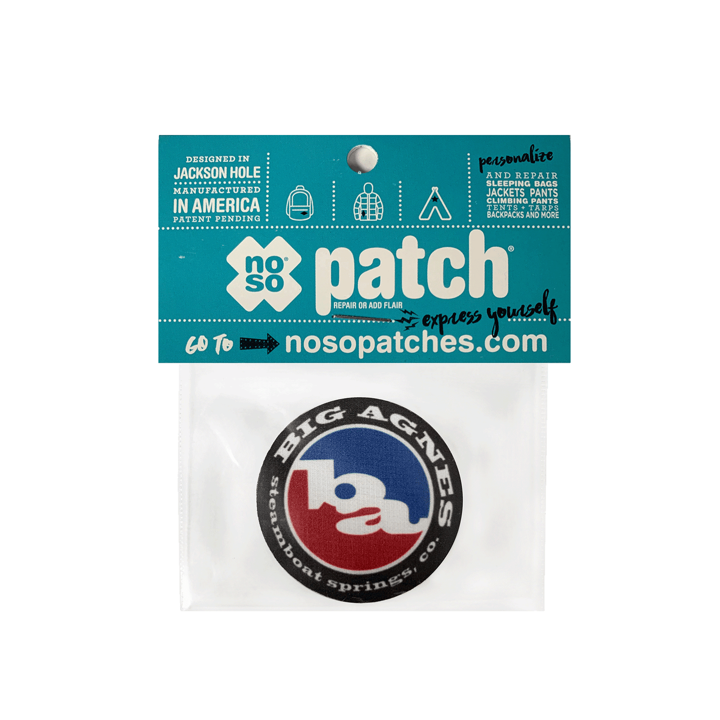 2 Big Agnes Logo Noso® Patch