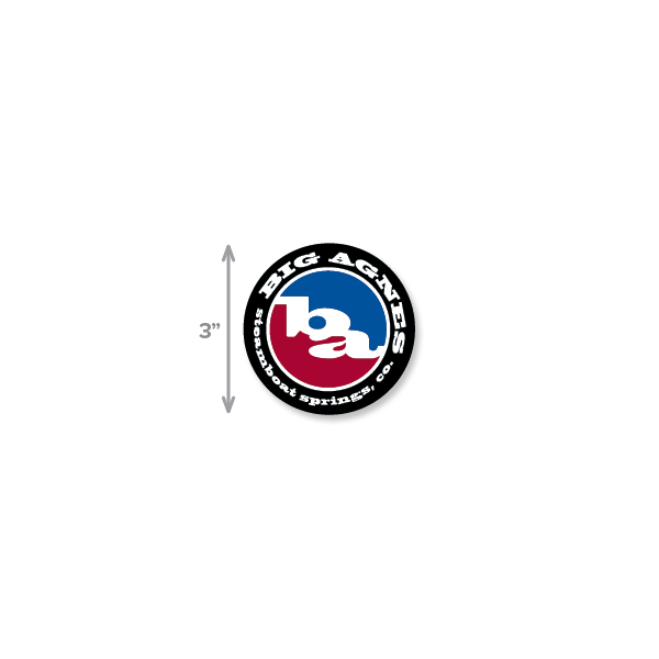 3 Big Agnes Logo Sticker